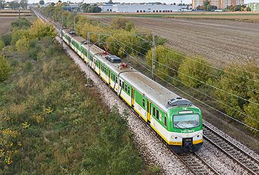 EN57AKM-1631 · Ożarów Mazowiecki - Warszawa Gołąbki